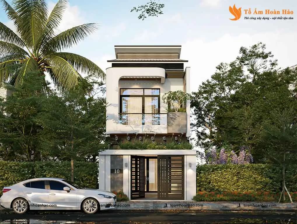 Chi phí xây nhà phố 1 trệt 1 lầu 5m x 20m