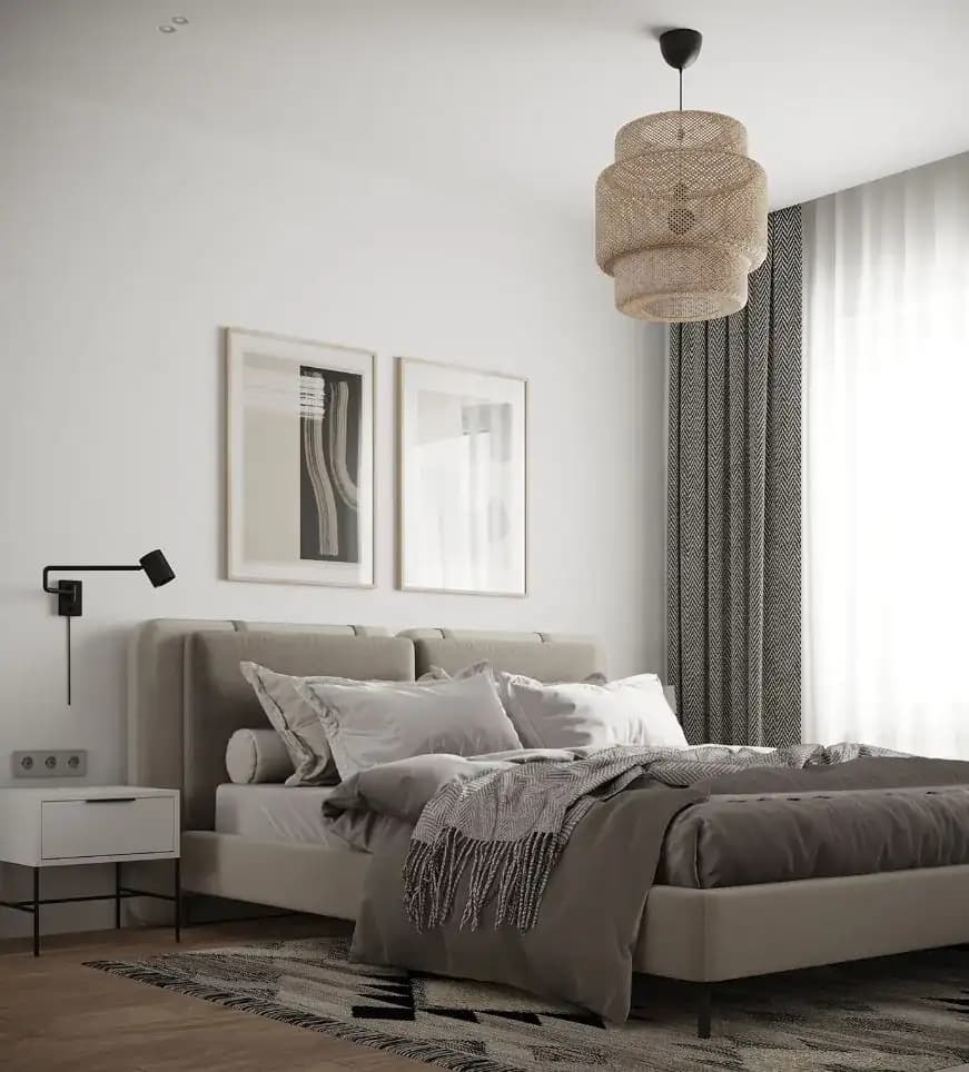 ẤN TƯỢNG THIẾT KẾ NỘI THẤT CĂN HỘ HÀ ĐÔ QUẬN 10 – 2 PHÒNG NGỦ, 70M2