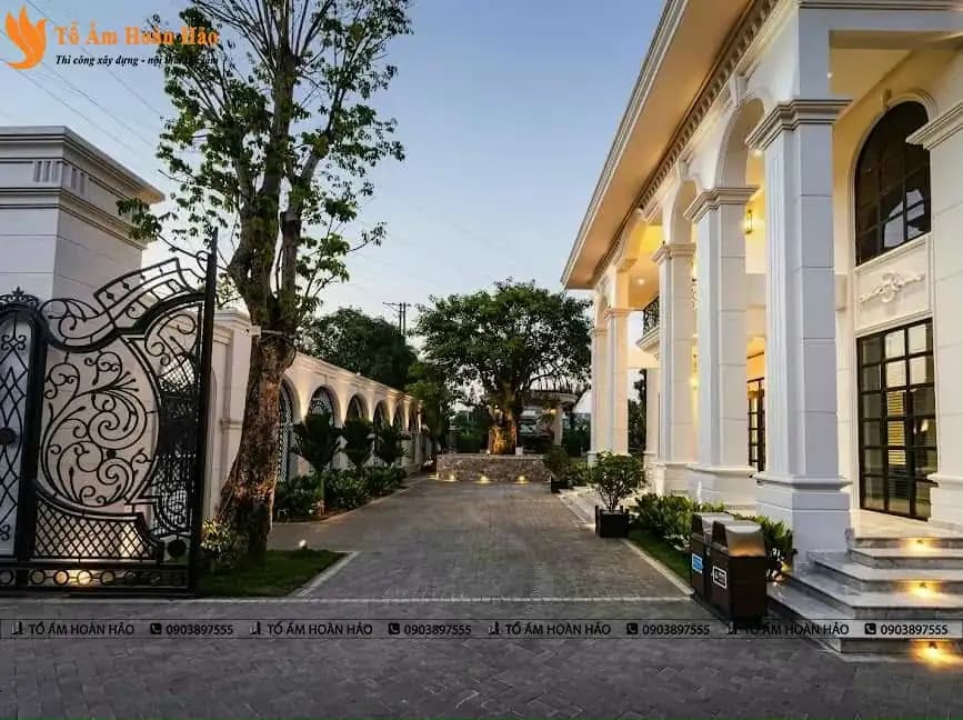 BIỆT THỰ CỔ ĐIỂN DIỆN TÍCH 1200M2