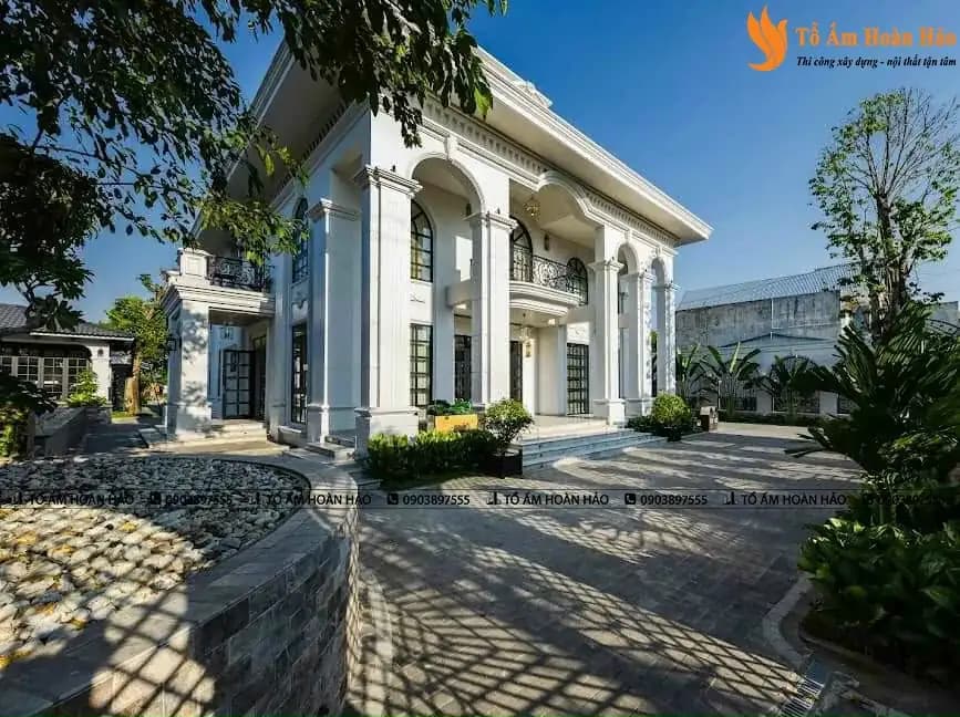 BIỆT THỰ CỔ ĐIỂN DIỆN TÍCH 1200M2