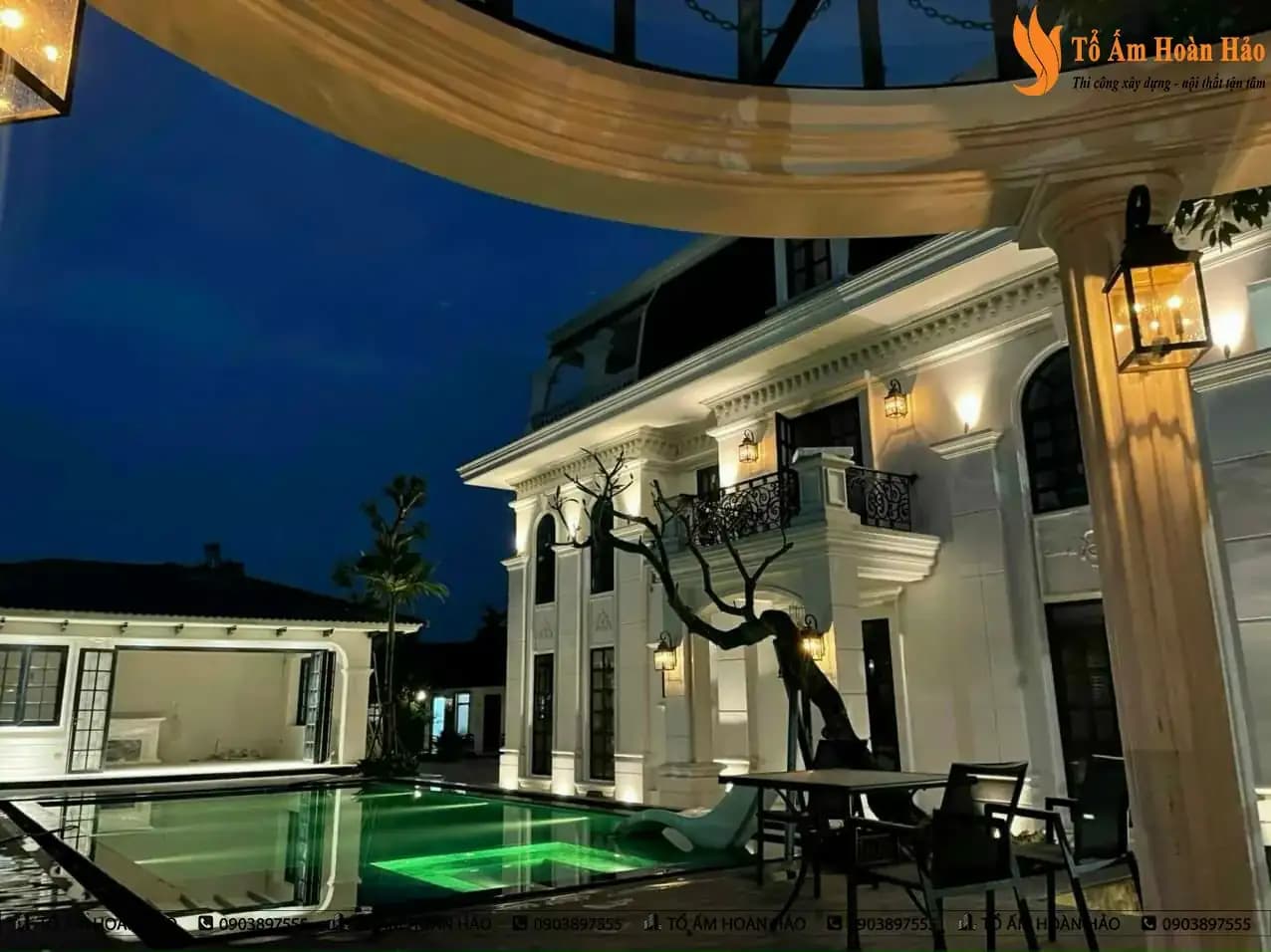 BIỆT THỰ CỔ ĐIỂN DIỆN TÍCH 1200M2
