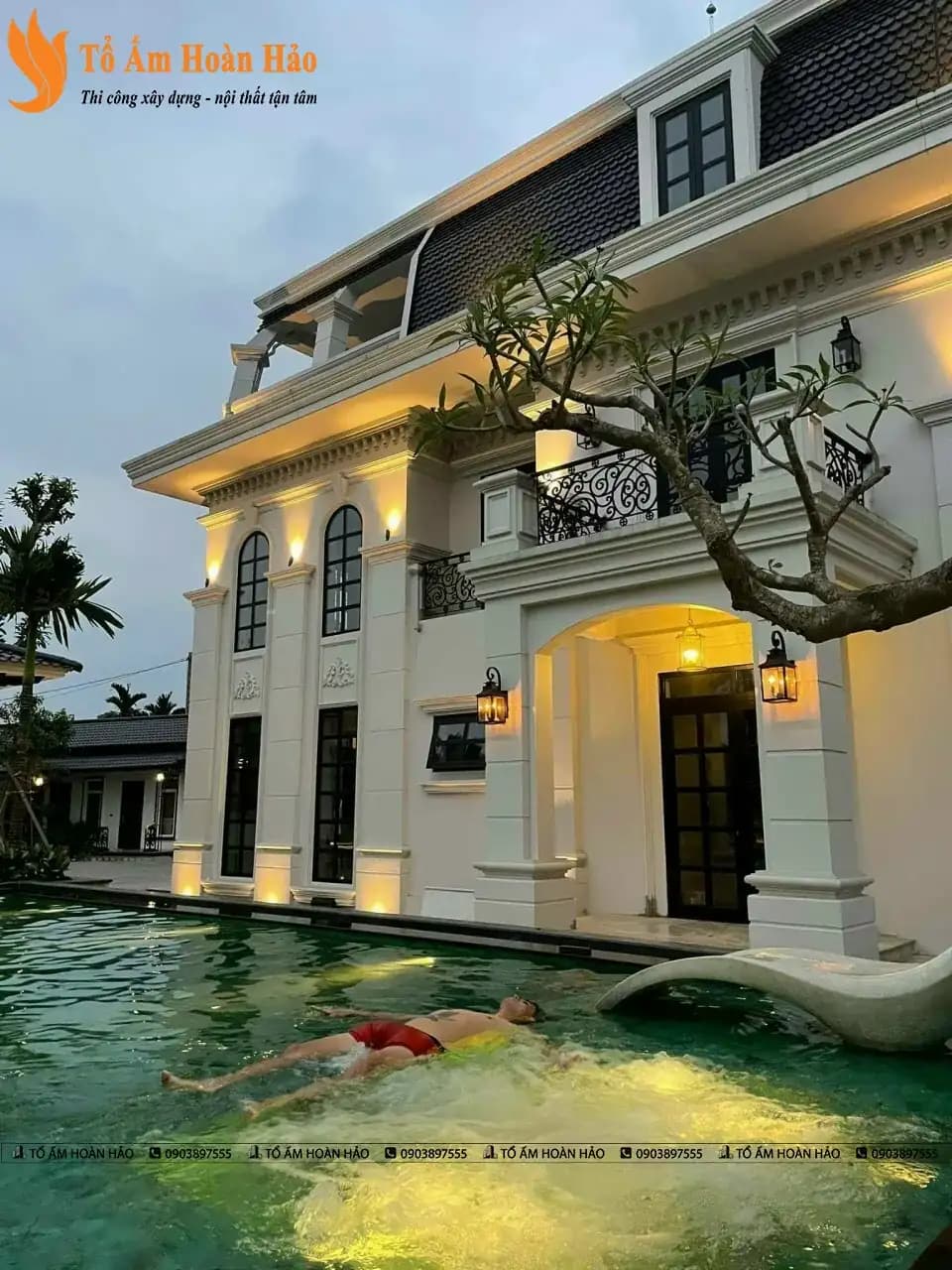 BIỆT THỰ CỔ ĐIỂN DIỆN TÍCH 1200M2