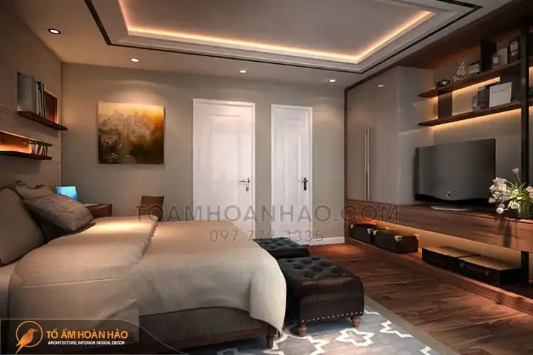 Màu ghi xám trung tính cho phòng ngủ hiện đại, sang trọng và đẹp mắt