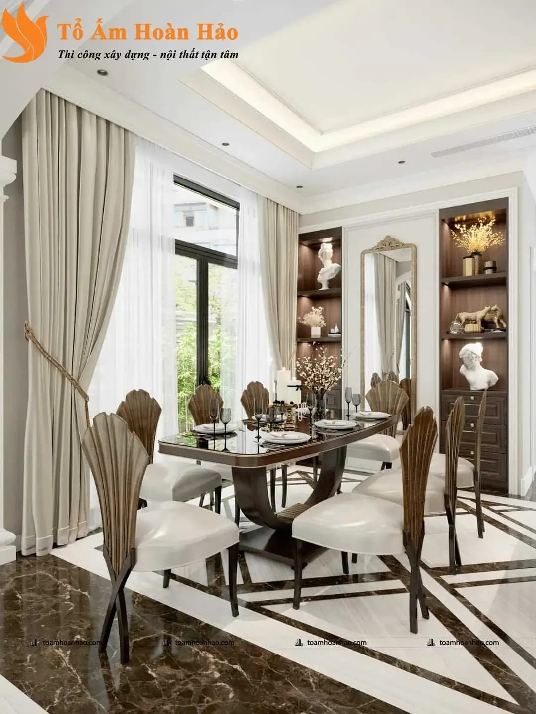 THIẾT KẾ BIỆT THỰ ĐẸP – THÀNH PHỐ HỒ CHÍ MINH, 3 TẦNG DIỆN TÍCH 360M2