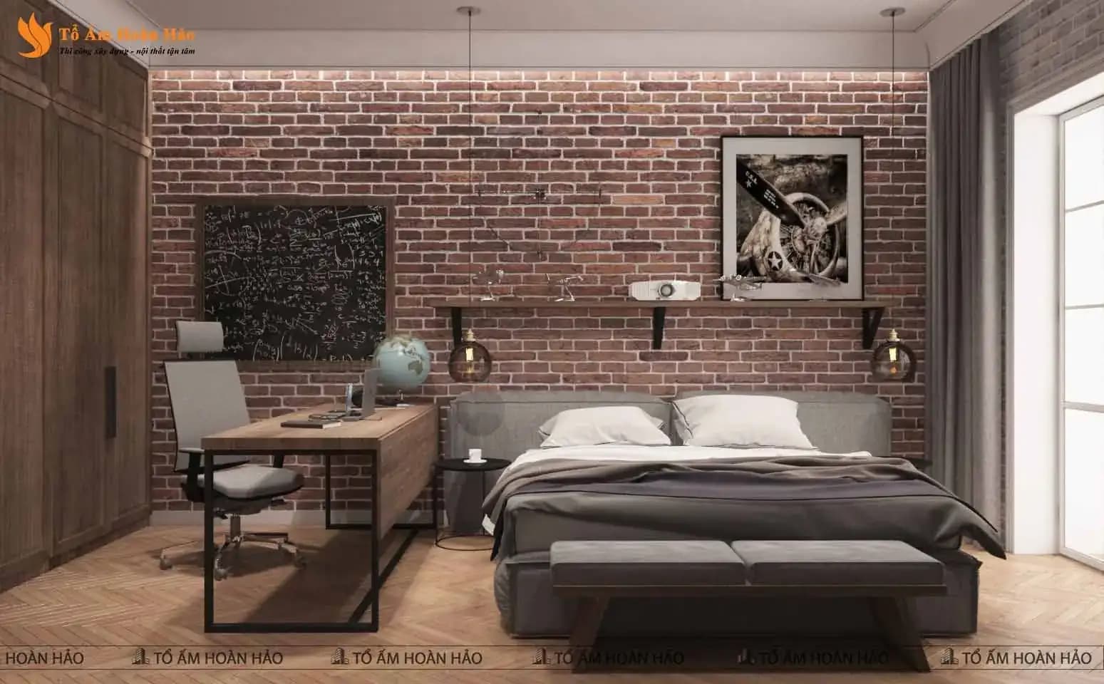 NGẮM NHÌN THIẾT KẾ NỘI THẤT CĂN HỘ 95M2, 1PN – PHONG CÁCH RUSTIC MỘC MẠC, TỰ NHIÊN
