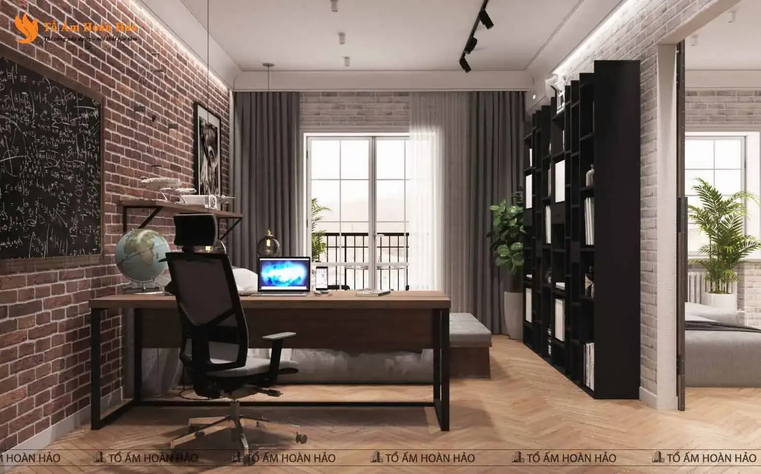 NGẮM NHÌN THIẾT KẾ NỘI THẤT CĂN HỘ 95M2, 1PN – PHONG CÁCH RUSTIC MỘC MẠC, TỰ NHIÊN