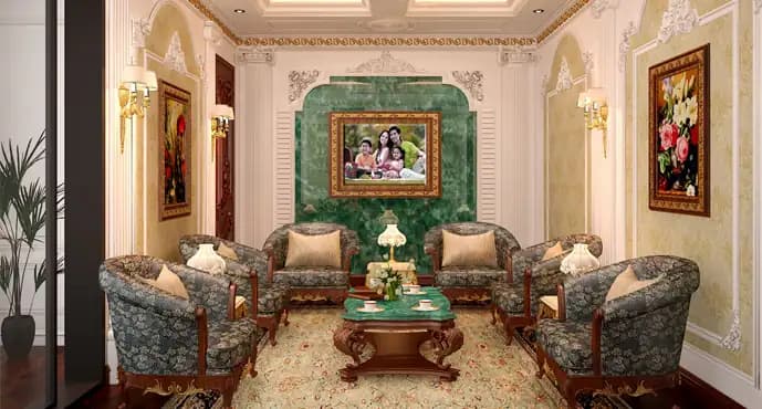 Thiết kế nội thất biệt thự cao cấp