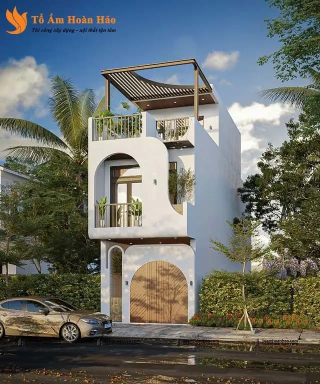 Chi phí xây nhà phố 1 trệt 1 lầu 5m x 20m - hình ảnh minh họa 2