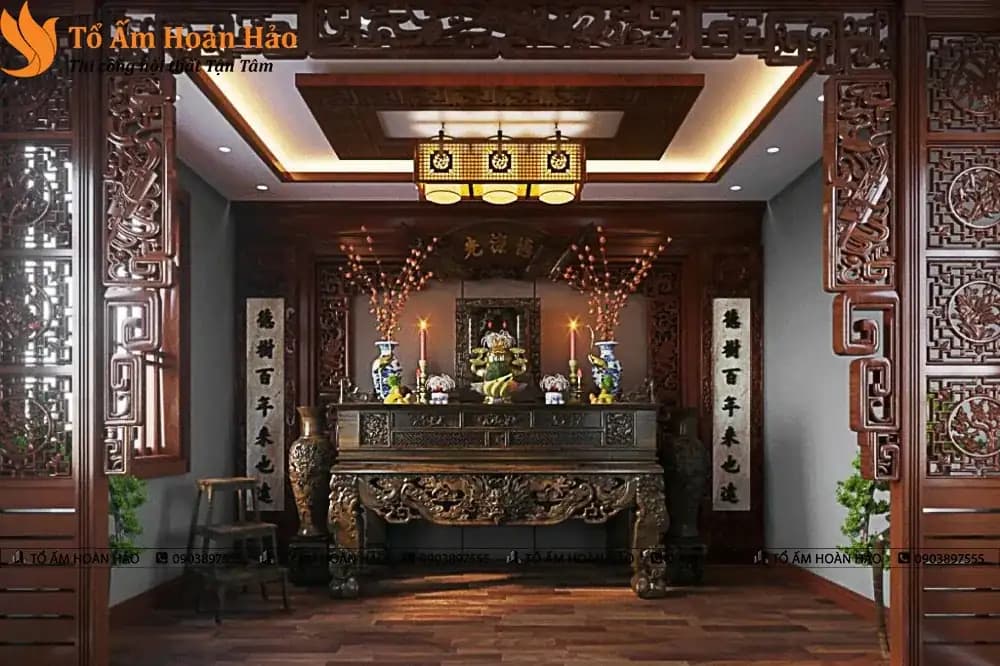 20+ MẪU THIẾT KẾ PHÒNG THỜ ĐẸP CHUẨN PHONG THỦY 2023