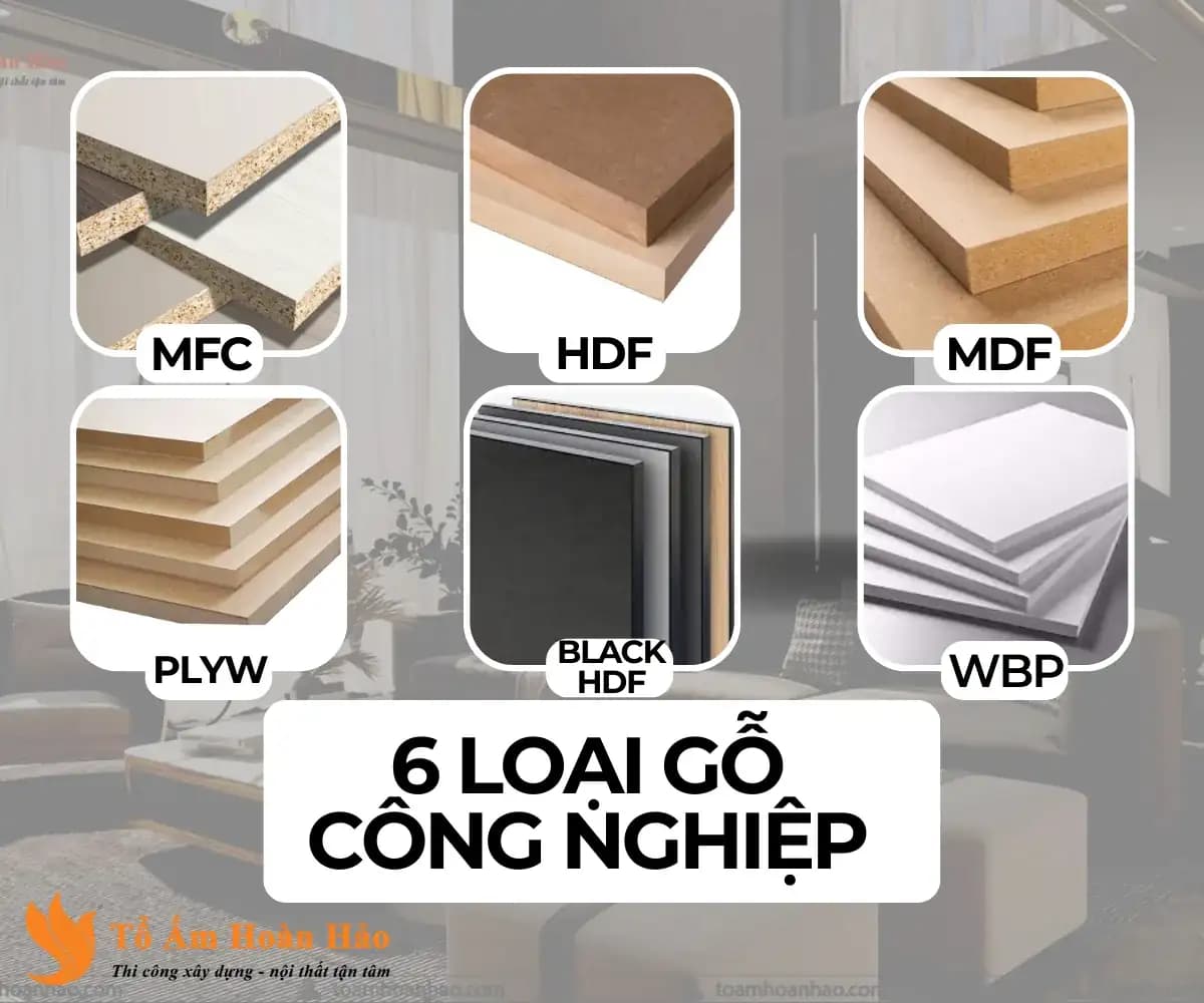 GIỚI THIỆU 6 LOẠI VẬT LIỆU GỖ CÔNG NGHIỆP PHỔ BIẾN NHẤT HIỆN NAY