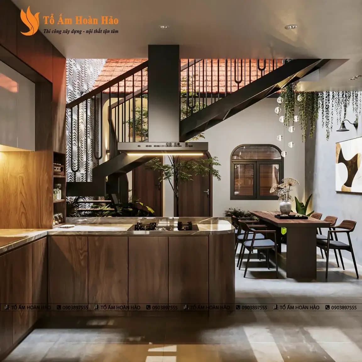 KIẾN TRÚC VÀ NỘI THẤT BIỆT THỰ ĐẸP – THÀNH PHỐ HỒ CHÍ MINH 310M2, 5 TẦNG