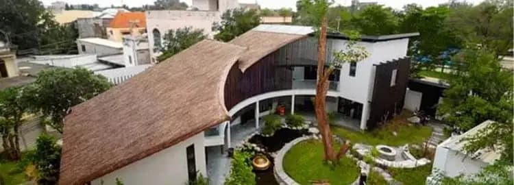 Biệt thự mái lá – ý tưởng độc lạ cho thiết kế thi công nội thất biệt thự