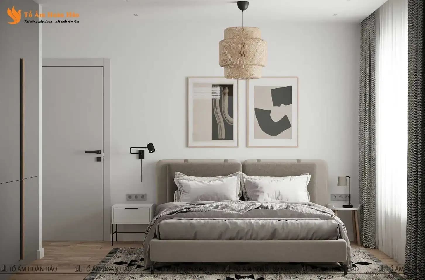 ẤN TƯỢNG THIẾT KẾ NỘI THẤT CĂN HỘ HÀ ĐÔ QUẬN 10 – 2 PHÒNG NGỦ, 70M2