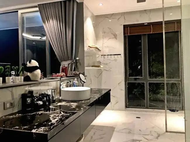 thi công nội thất biệt thự nhà ca sĩ Cao Thái Sơn 1