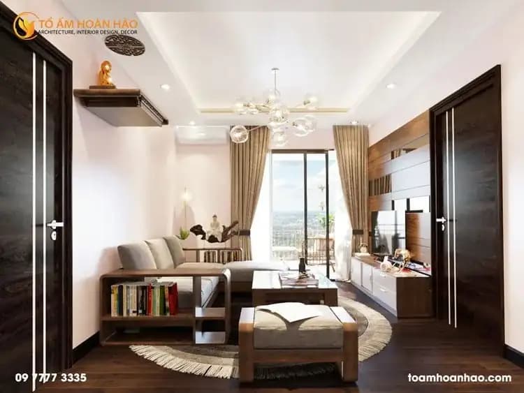 thiết kế thi công kiến trúc nội thất chung cư An Bình 2