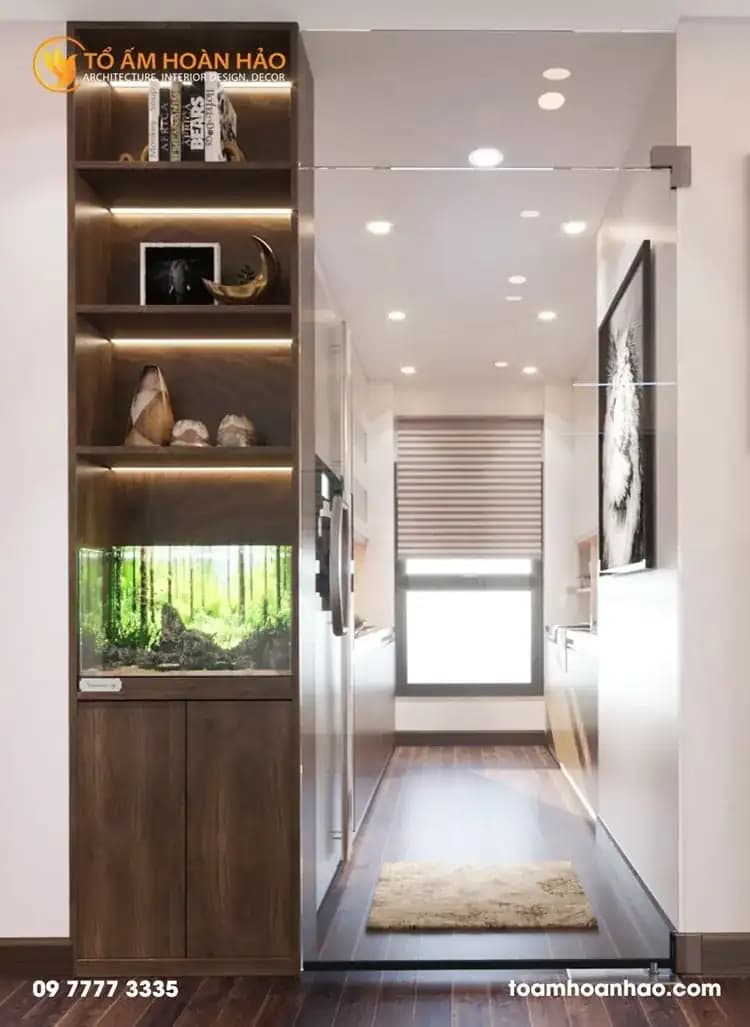 thiết kế thi công kiến trúc nội thất chung cư An Bình 3
