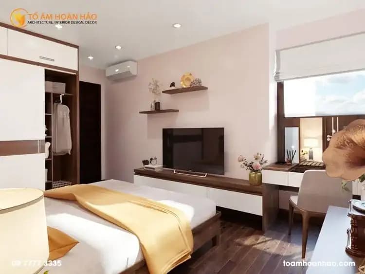 thiết kế thi công kiến trúc nội thất chung cư An Bình 6