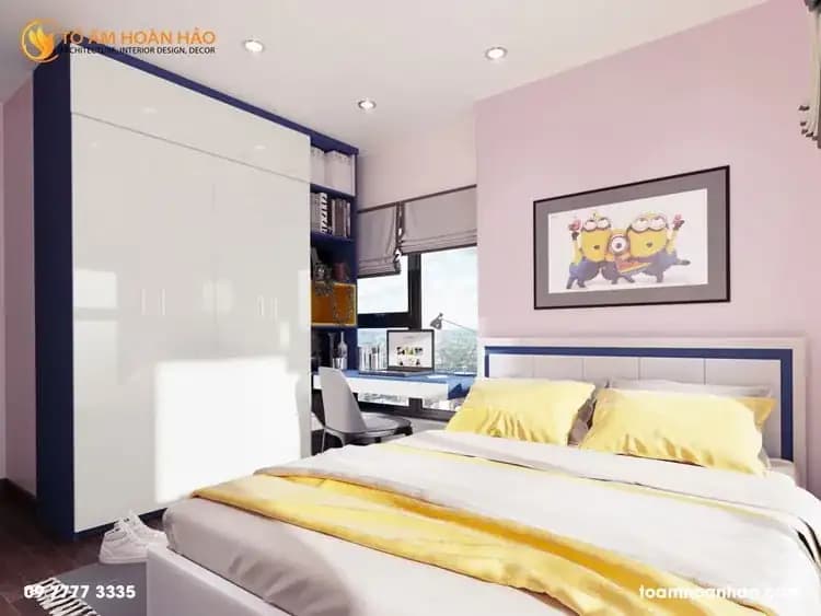 thiết kế thi công kiến trúc nội thất chung cư An Bình 12