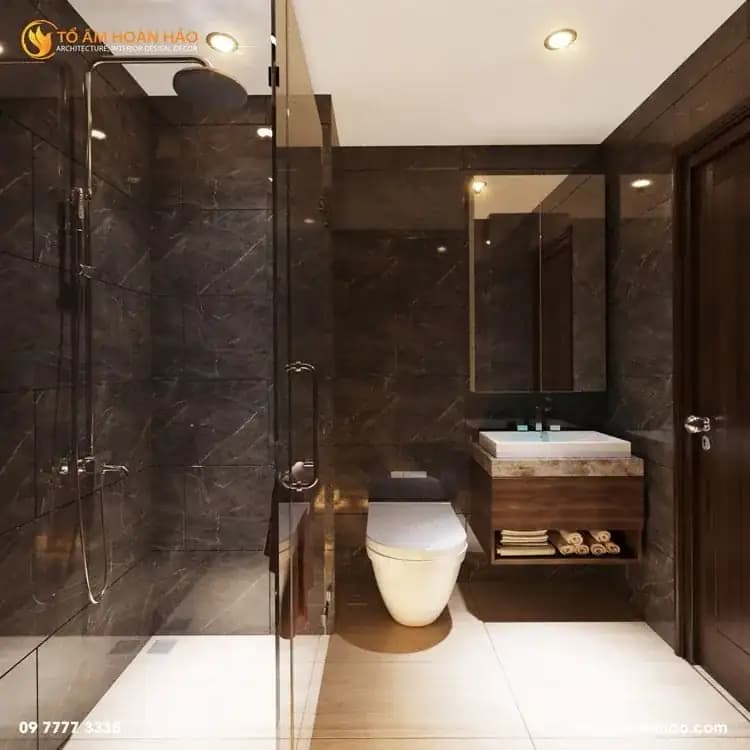thiết kế thi công kiến trúc nội thất chung cư An Bình 14