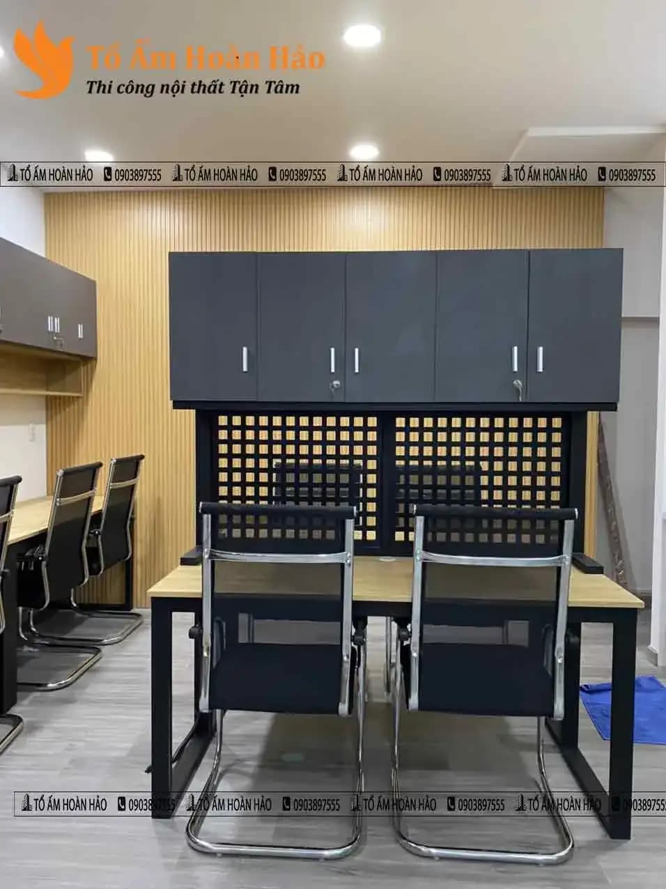 Dự Án : Thiết kế nội thất văn phòng 120m2 – Công ty Navitransport Việt Nam – TP. Hồ Chí Minh.