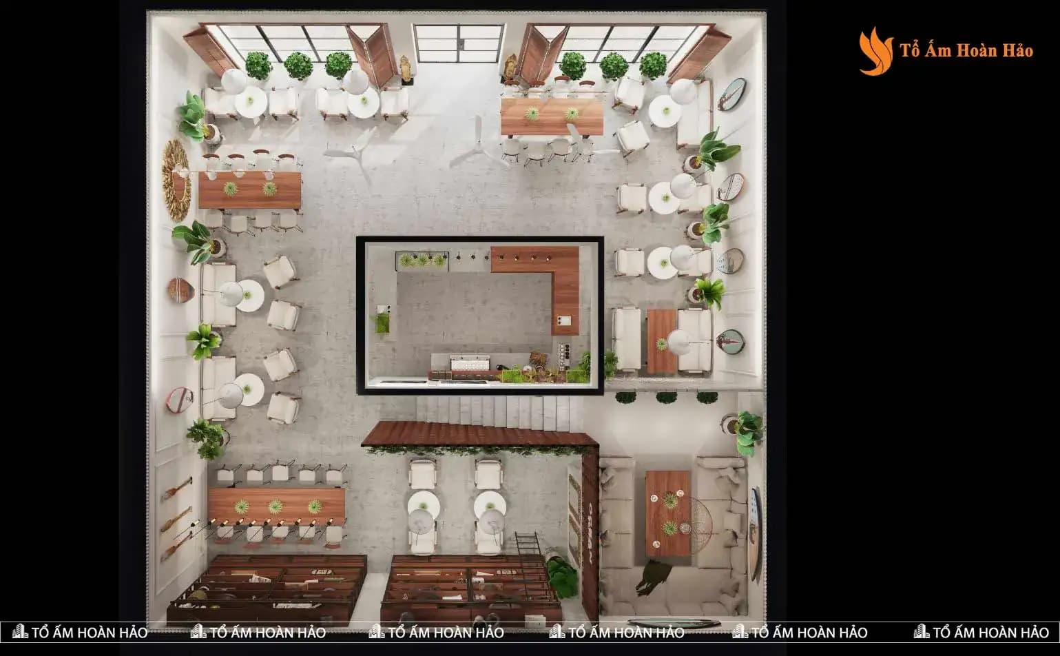 OCEAN COFFEE – THIẾT KẾ QUÁN CÀ PHÊ 170M2 MANG HƠI THỞ BIỂN CẢ VỚI PHONG CÁCH COASTAL