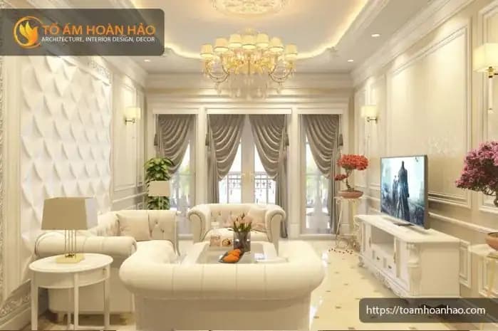 thiết kế nội thất tân cổ điển