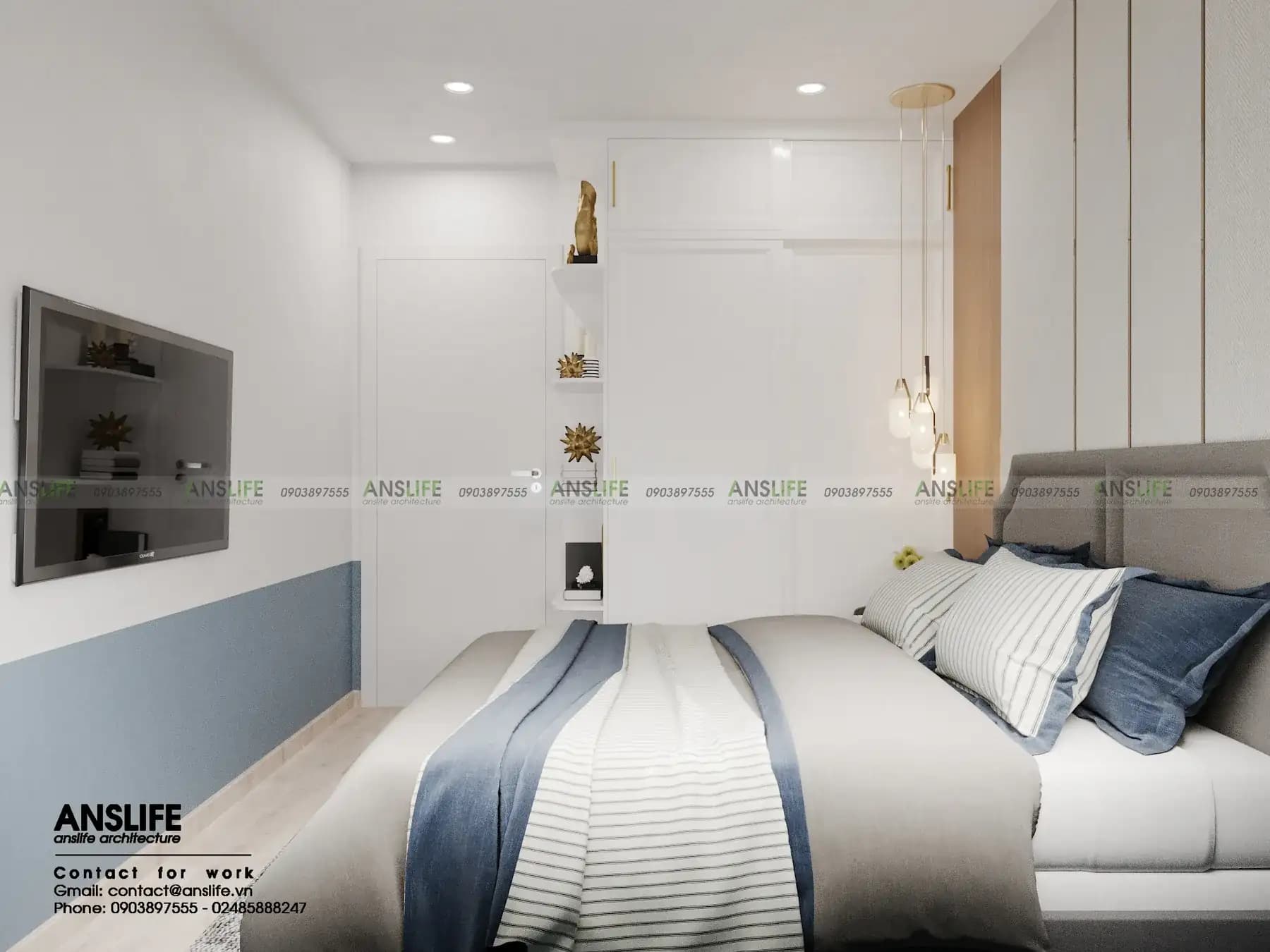 THIẾT KẾ NỘI THẤT CHUNG CƯ VINHOMES GRANDPARK DIỆN TÍCH 82M2 – PHONG CÁCH BÁN CỔ ĐIỂN SANG TRỌNG
