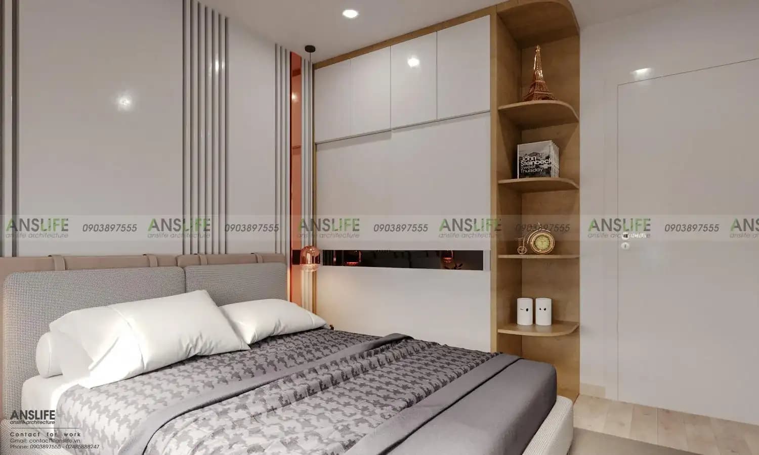 THIẾT KẾ NỘI THẤT CHUNG CƯ VINHOMES GRANDPARK DIỆN TÍCH 82M2 – PHONG CÁCH BÁN CỔ ĐIỂN SANG TRỌNG
