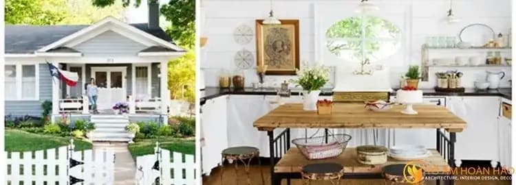 Thiết kế nội thất nhà đẹp mê ly với phong cách vintage bình yên