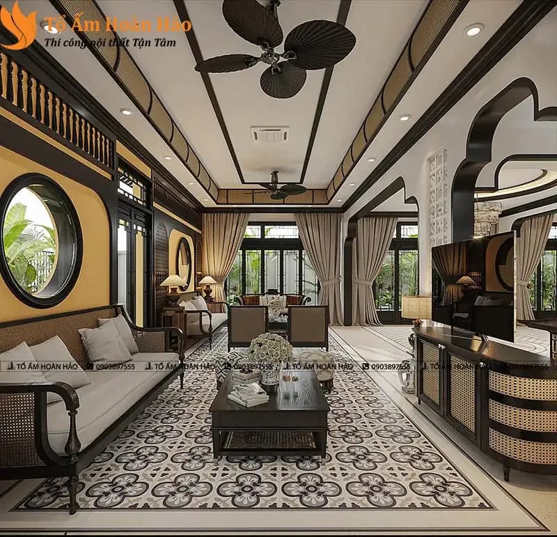 PHONG CÁCH NỘI THẤT INDOCHINE CHO CĂN NHÀ NĂM 2022.