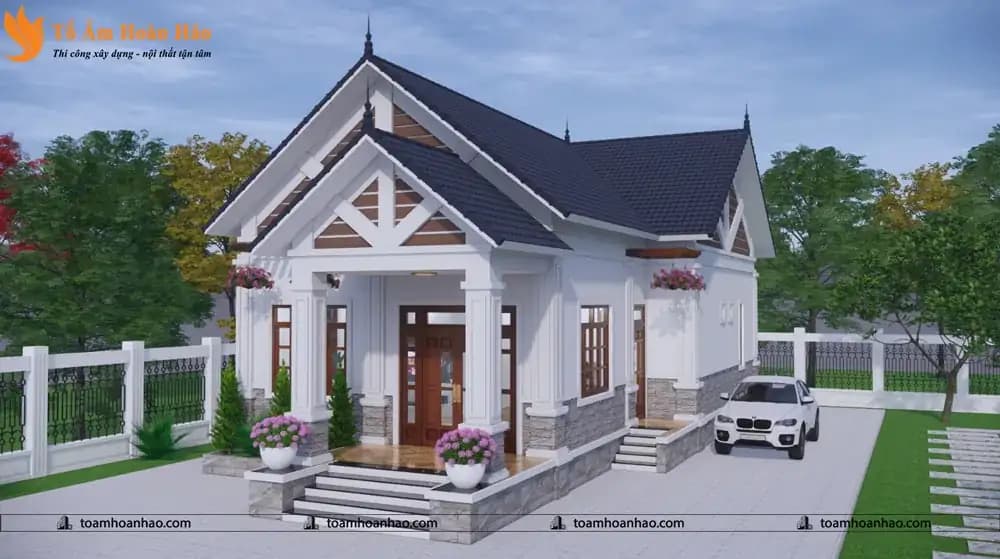 kinh nghiệm thi công nhà mái thái