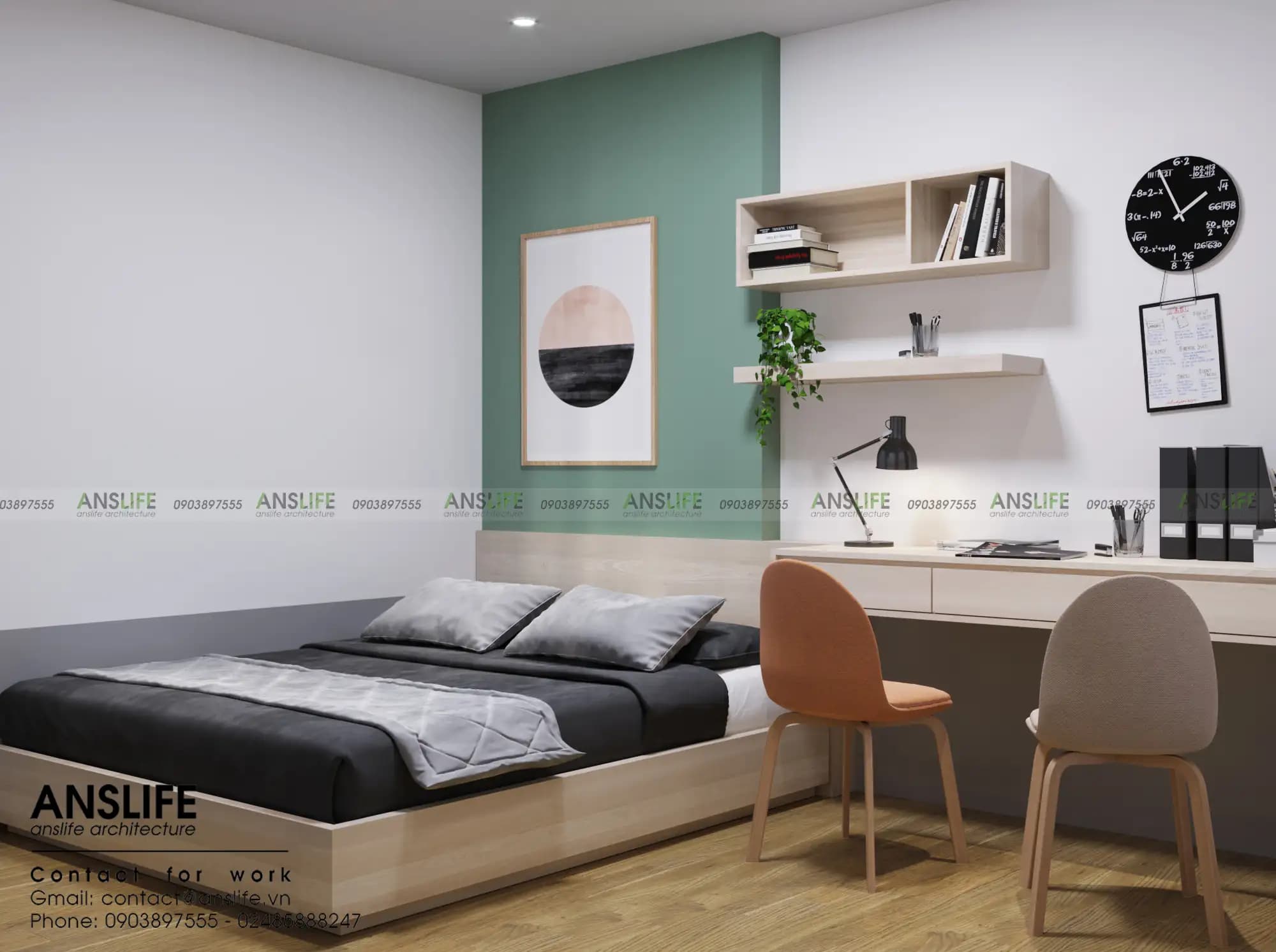 Phòng ngủ không có cửa sổ