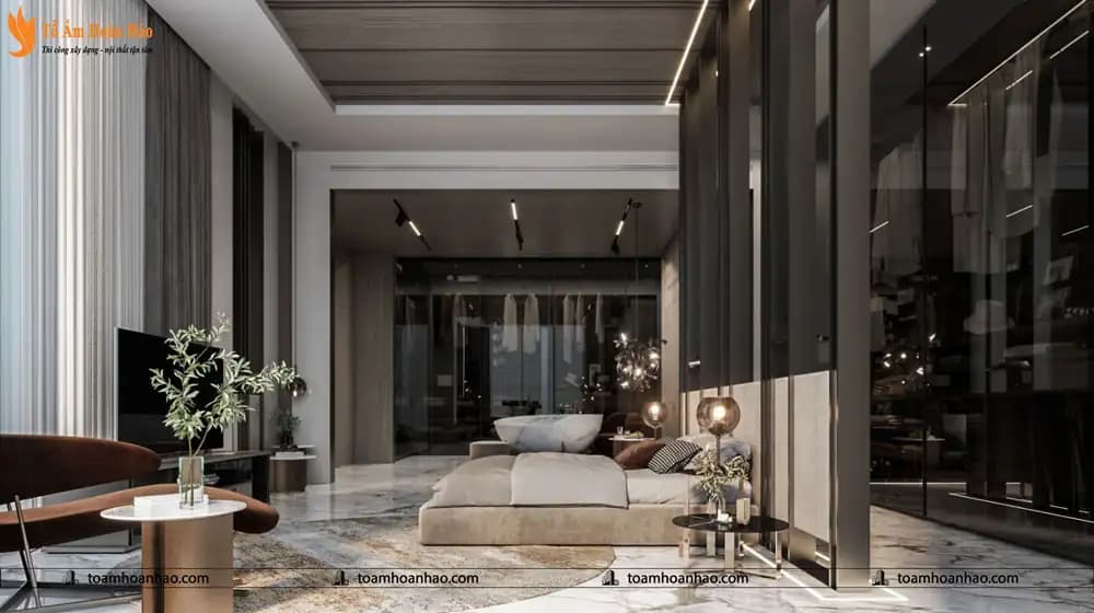 Phòng ngủ luxury sang trọng