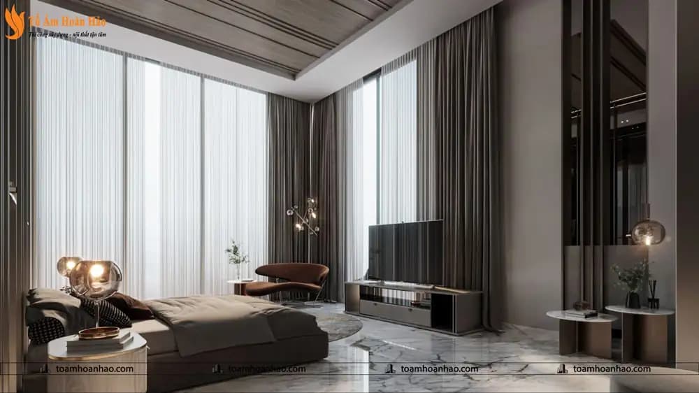 Phòng ngủ luxury sang trọng