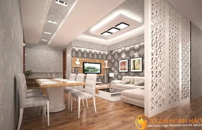 Sử dụng trần thạch cao tăng tính thẩm mỹ và chống nóng