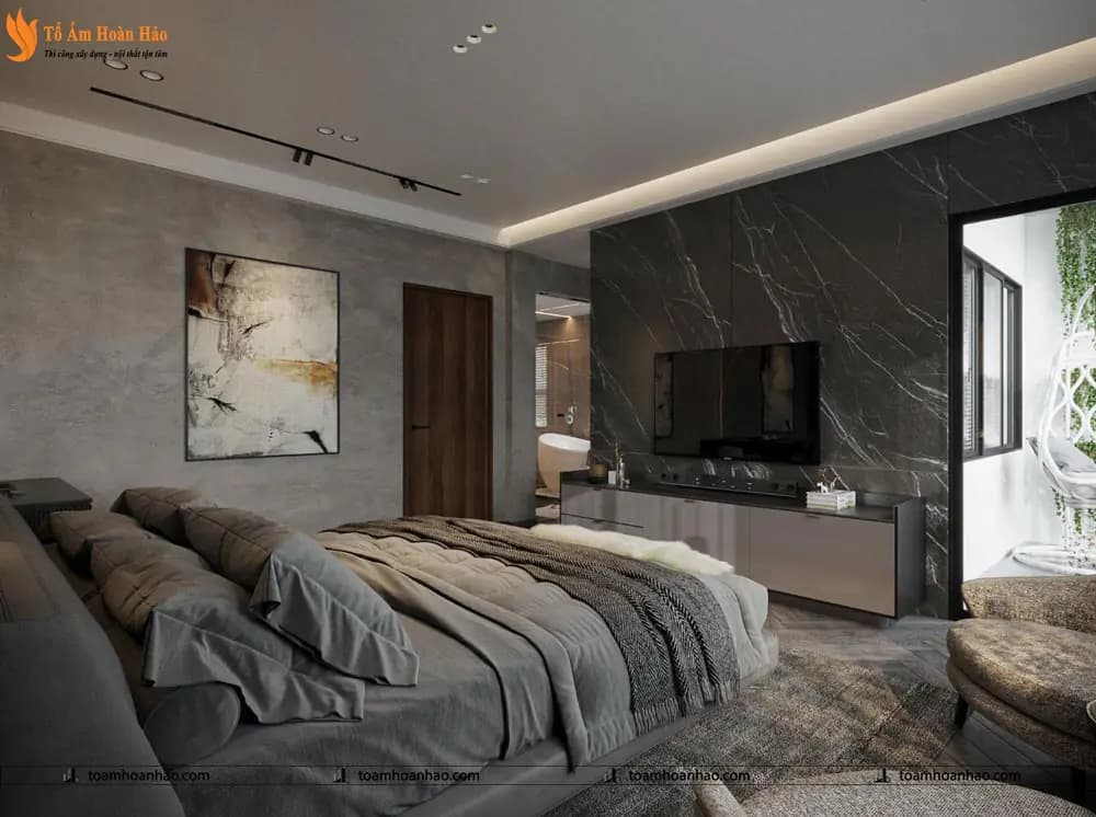 Phối cảnh 50 – 10+ MẪU THIẾT KẾ NỘI THẤT PHÒNG NGỦ LUXURY SANG CHẢNH VÀ THỜI THƯỢNG