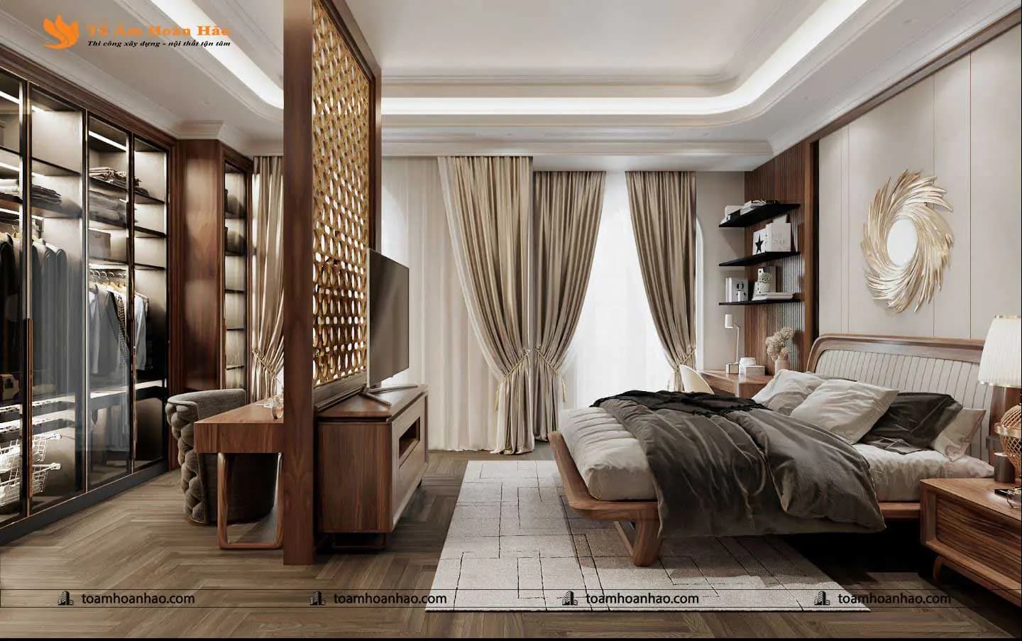 Phối cảnh 24 – Mẫu thiết kế biệt thự đẹp 2 tầng tại Long An.