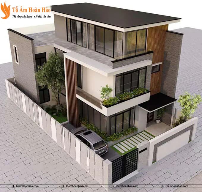 Phối cảnh 07 – MẪU THIẾT KẾ BIỆT THỰ HIỆN ĐẠI ĐẸP NÂNG TẦM GIÁ TRỊ CUỘC SỐNG