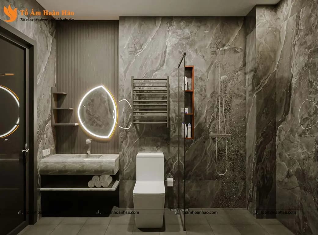 Phối cảnh 18 – THIẾT KẾ BIỆT THỰ ĐẸP VỚI NHÀ MÁI THÁI 2 TẦNG – ĐÀ NẴNG, 12mX15m THỂ HIỆN SỰ ĐẲNG CẤP CỦA GIA CHỦ