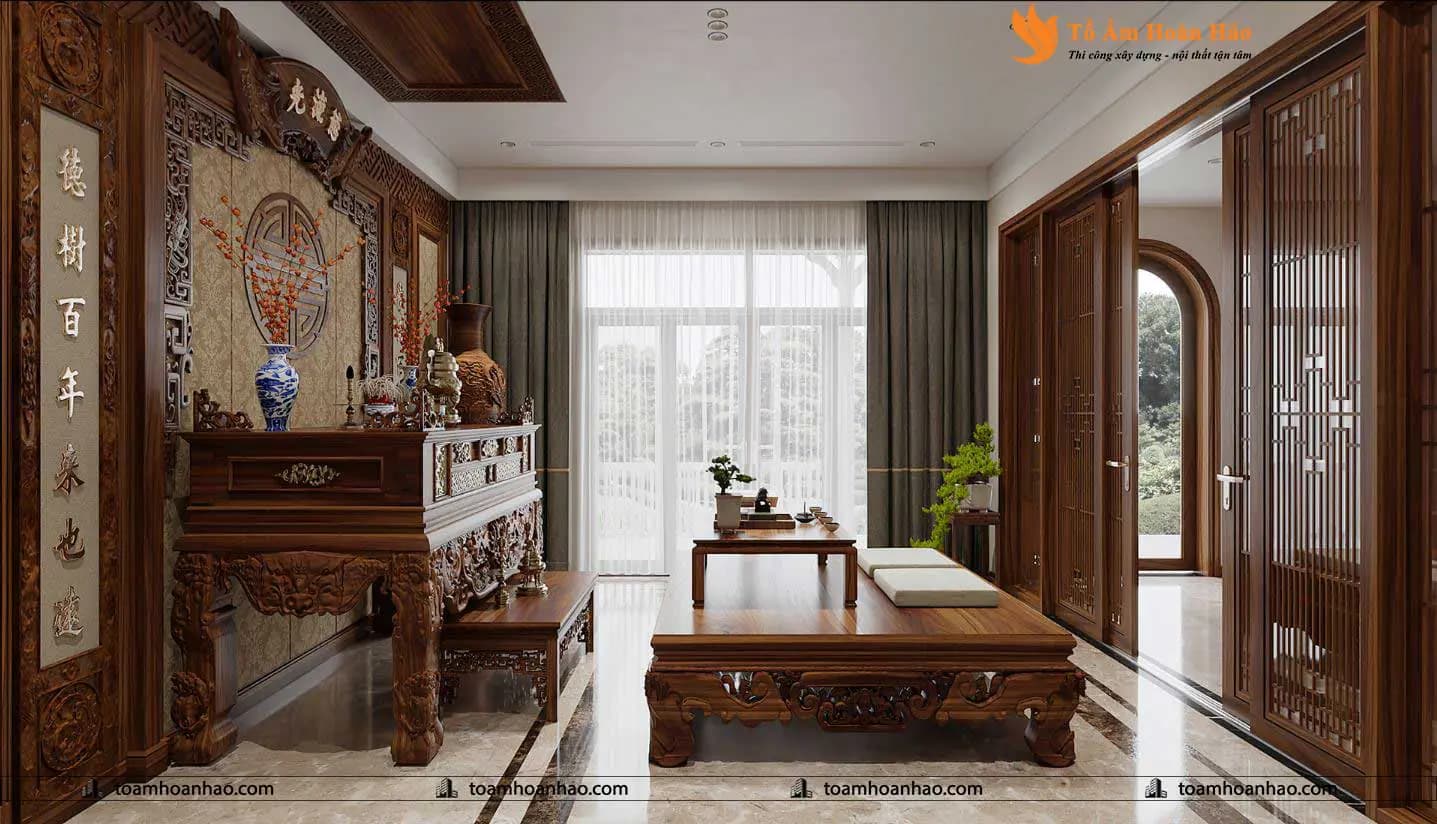 Phối cảnh 34 – THIẾT KẾ THI CÔNG BIỆT THỰ NHÀ VƯỜN – TP. HỒ CHÍ MINH VỚI TỔNG DIỆN TÍCH 300M2