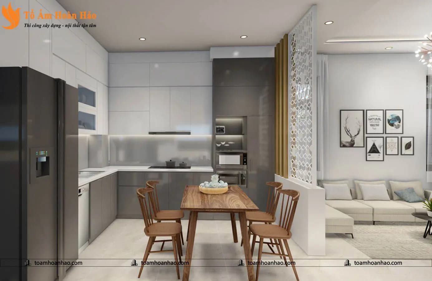Phối cảnh 11 – THIẾT KẾ NHÀ PHỐ 2 TẦNG – TP. HỒ CHÍ MINH VỚI DIỆN TÍCH 8M x 16M ĐƠN GIẢN MÀ TIỆN NGHI