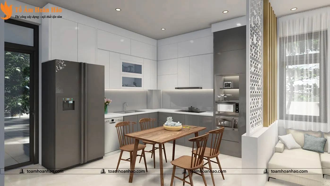 Phối cảnh 12 – THIẾT KẾ NHÀ PHỐ 2 TẦNG – TP. HỒ CHÍ MINH VỚI DIỆN TÍCH 8M x 16M ĐƠN GIẢN MÀ TIỆN NGHI