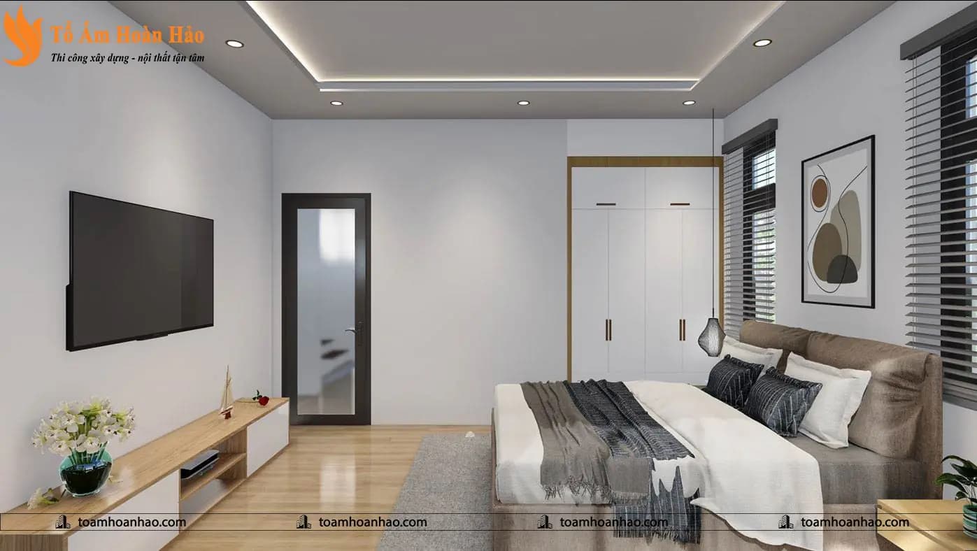 Phối cảnh 18 – THIẾT KẾ NHÀ PHỐ 2 TẦNG – TP. HỒ CHÍ MINH VỚI DIỆN TÍCH 8M x 16M ĐƠN GIẢN MÀ TIỆN NGHI