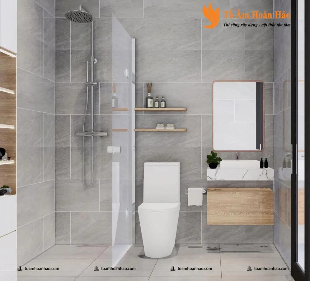 Phối cảnh 19 – THIẾT KẾ NHÀ PHỐ 2 TẦNG – TP. HỒ CHÍ MINH VỚI DIỆN TÍCH 8M x 16M ĐƠN GIẢN MÀ TIỆN NGHI