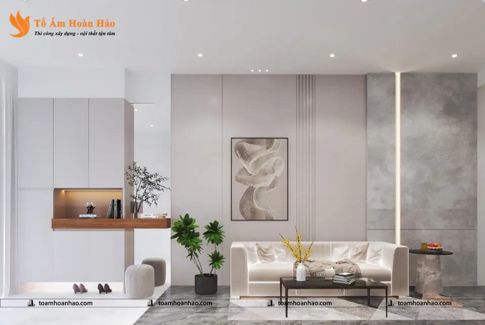Phối cảnh 06 – THI CÔNG VÀ THIẾT KẾ NHÀ PHỐ, BIỆT THỰ 2 TẦNG – TP.HỒ CHÍ MINH DIỆN TÍCH 10mX19m
