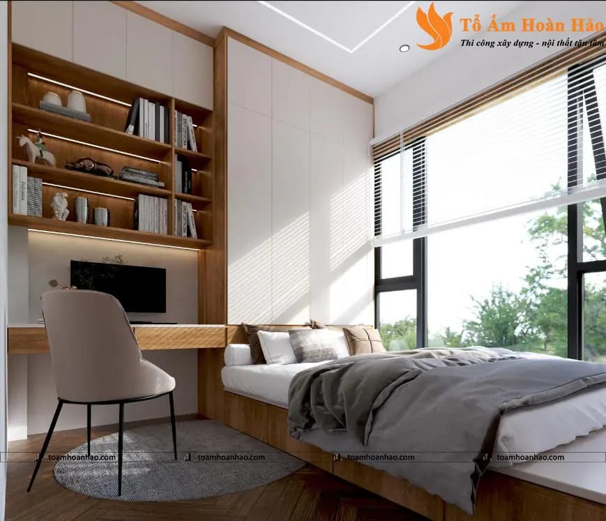 Phối cảnh 13 – THI CÔNG VÀ THIẾT KẾ NHÀ PHỐ, BIỆT THỰ 2 TẦNG – TP.HỒ CHÍ MINH DIỆN TÍCH 10mX19m
