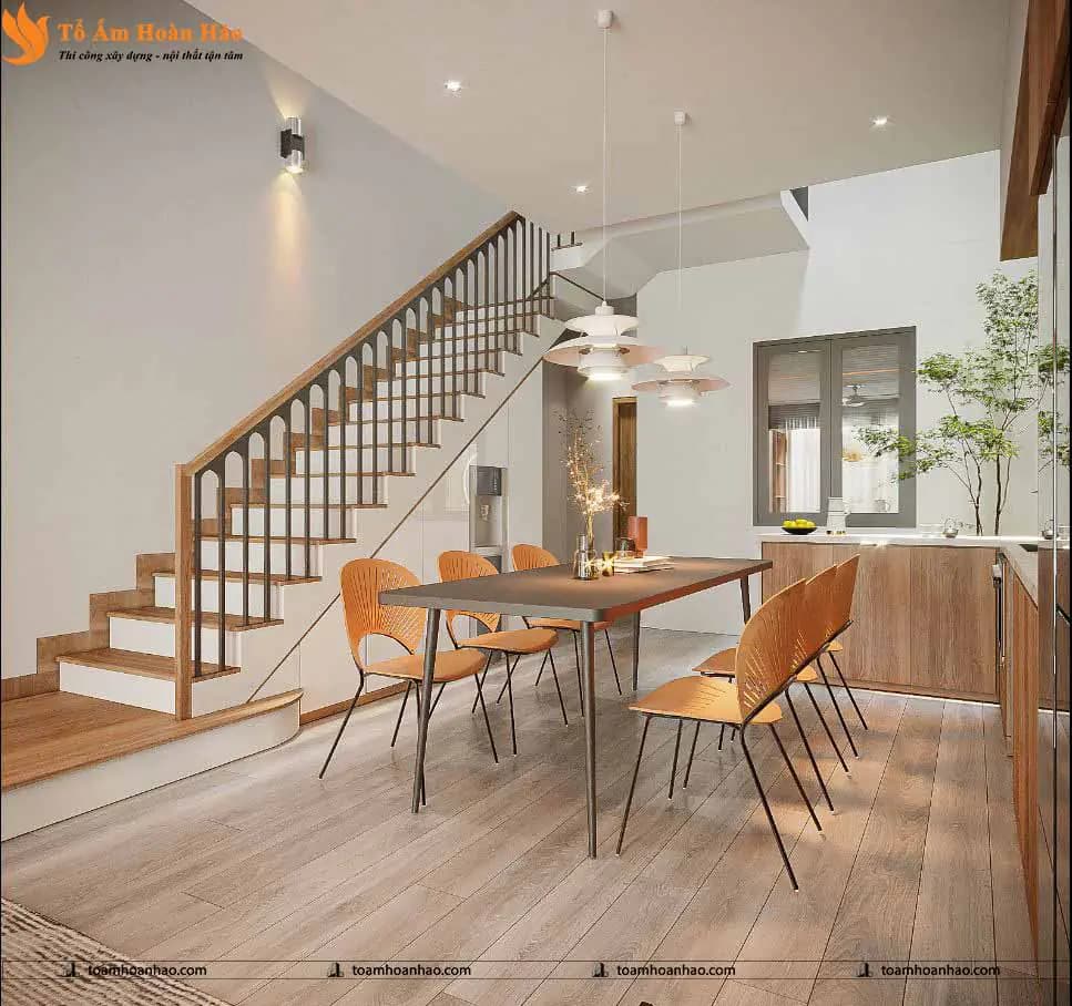 Phối cảnh 13 – THIẾT KẾ NHÀ PHỐ 5M X 20M, 3 TẦNG HIỆN ĐẠI – NÂNG TẦM KHÔNG GIAN SỐNG