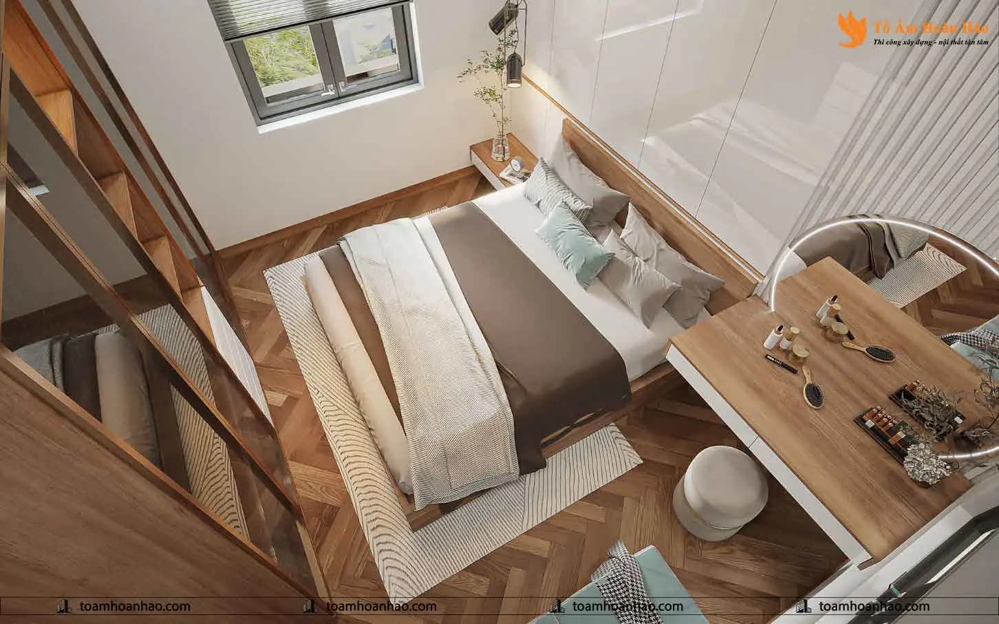 Phối cảnh 19 – THIẾT KẾ NHÀ PHỐ 5M X 20M, 3 TẦNG HIỆN ĐẠI – NÂNG TẦM KHÔNG GIAN SỐNG