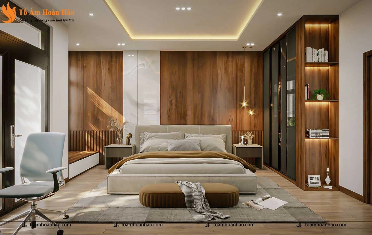 Phối cảnh 16 – THIẾT KẾ NHÀ PHỐ, BIỆT THỰ 3 TẦNG – TP. HỒ CHÍ MINH 5mX15m KHIẾN BẠN PHẢI NGỠ NGÀNG