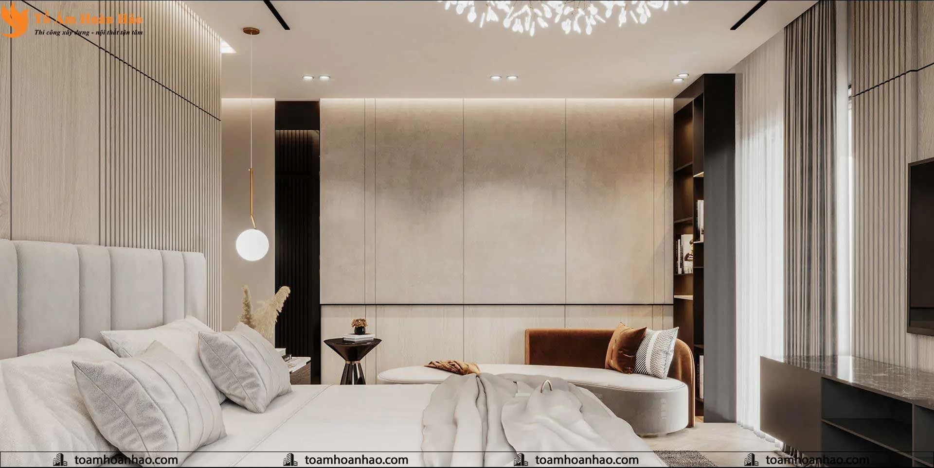 Phối cảnh 14 – Thiết kế nội thất Penthouse 3 phòng ngủ, 150m2 sang trọng và đẳng cấp